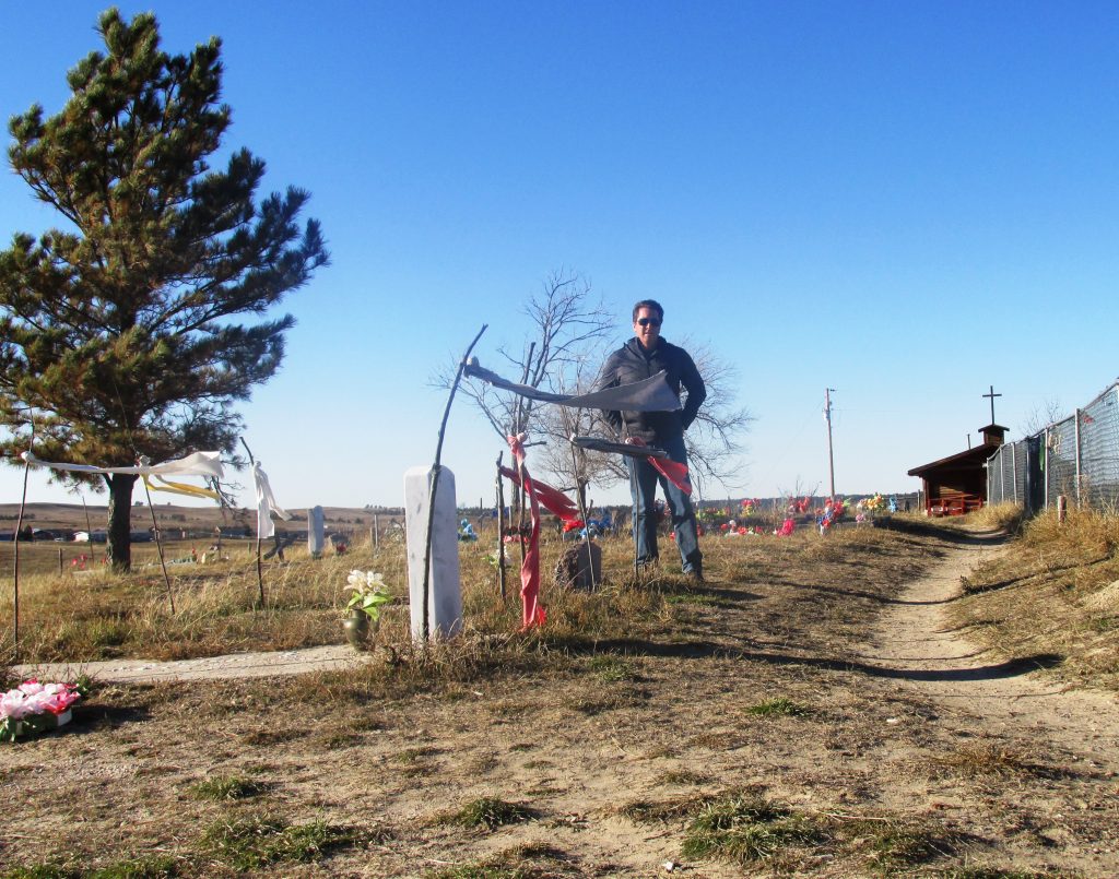 Kevin at Wounded Knee